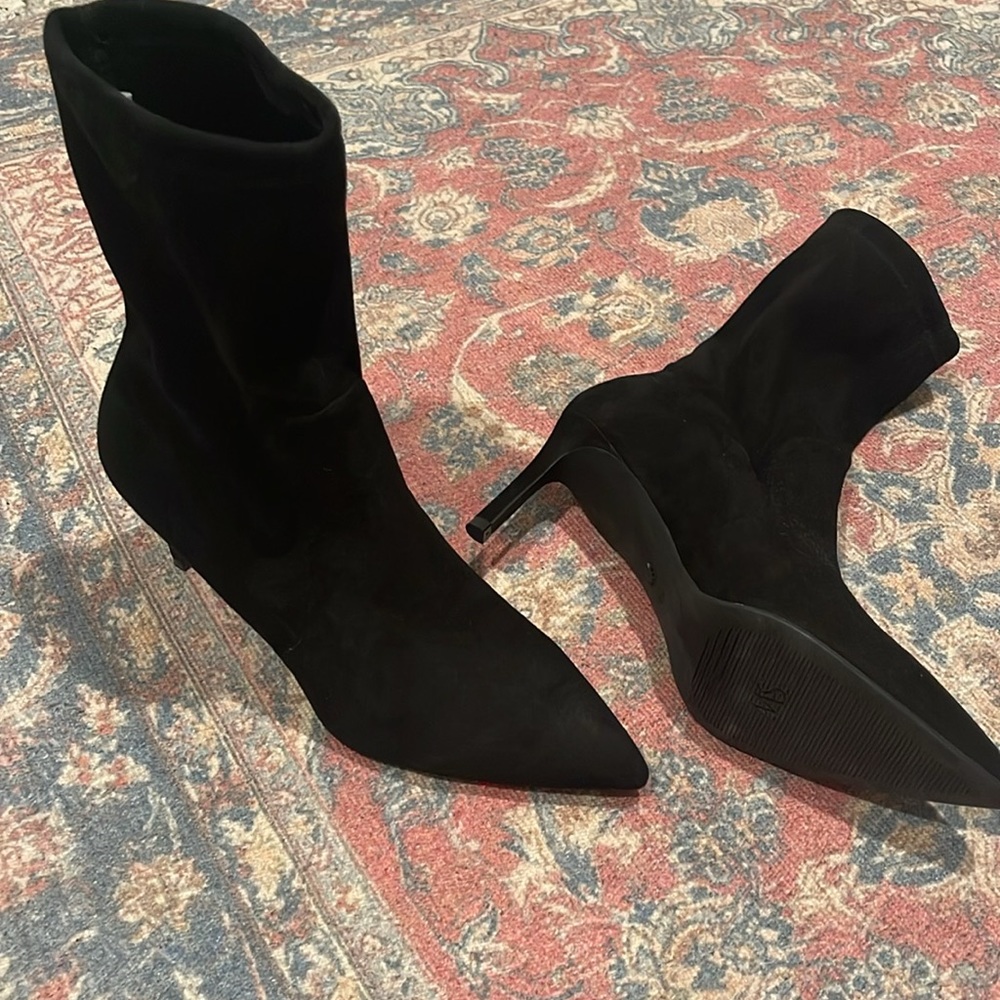 Stuart Weitzman Mid-Calf Sock Boots - Picture 2 of 3